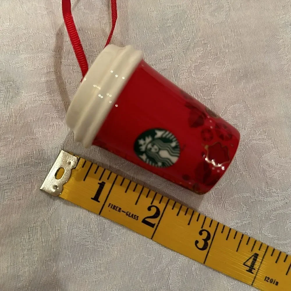 2013 Starbucks Ceramic Ornament Collectible Coffee